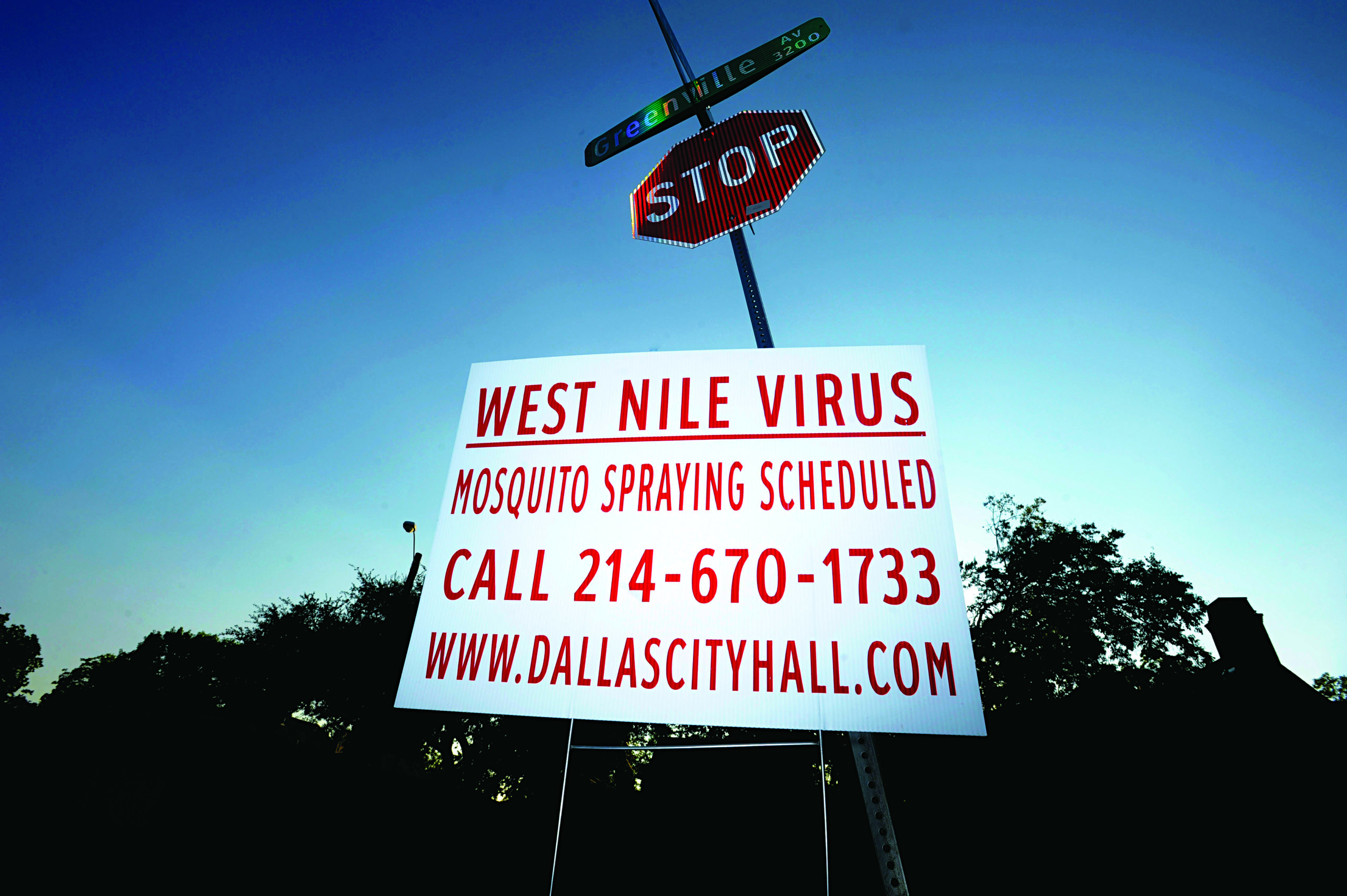 west nile sigh with phone number and website