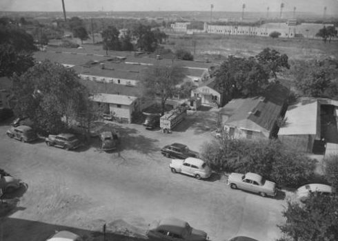 black and white photo of SWMC Oak Lawn Campus