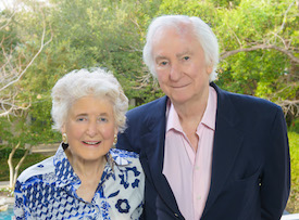 Honoring Peter O'Donnell Jr.'s legacy. Pictured here with his wife Edith.