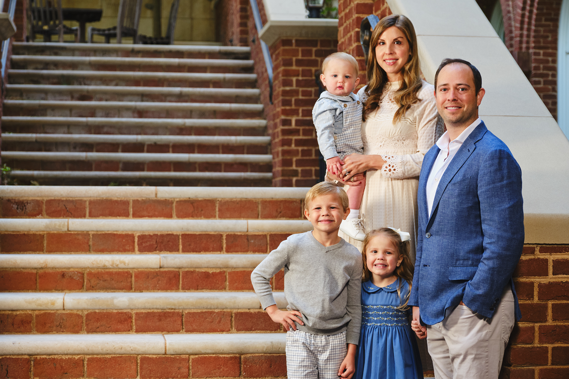 The Dietz Family pictured on the campus of Southwestern Medical Foundation where they help support emerging medical discoveries through their philanthropy. 