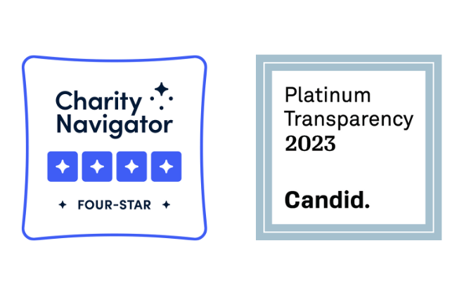 Charity Navigator and Candid Badges