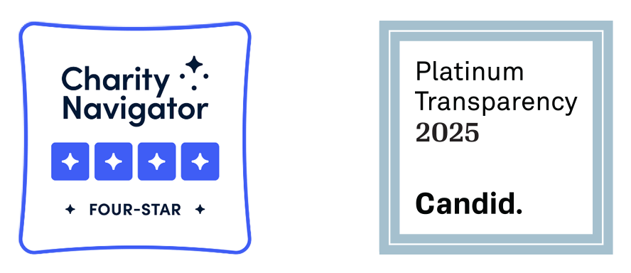2025 Candid and Charity Navigator seals